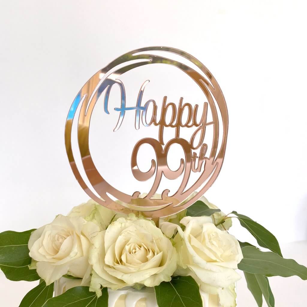 91st to 99th Cake Toppers