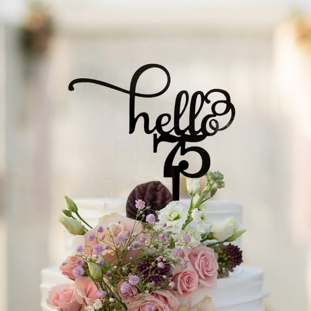 71st to 79th Cake Toppers