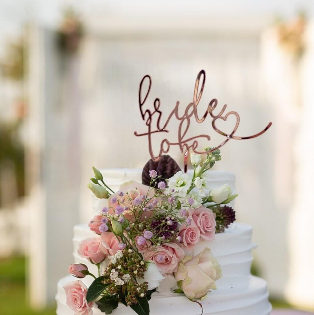 Bride To Be Cake Toppers