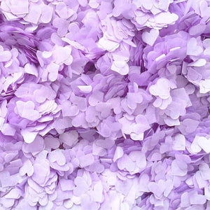 20g 1.5cm Heart Shaped Tissue Paper Confetti Table Scatters - Lilac