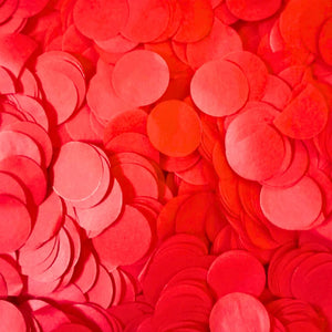 20g of 1.5 cm Round Red Tissue Paper Confetti Wedding Table Scatters Sprinkles