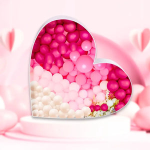 100cm Jumbo Heart Shaped Balloon Mosaic Frame