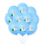 12-inch Llama Latex Balloons 10pk - Blue