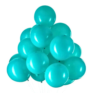 12-inch Teal Latex Balloons 10pk