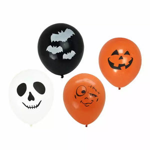 12-inch Assorted Halloween Latex Balloons 8pk