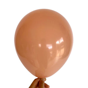 12-inch vintage retro pink latex balloons 10 pack
