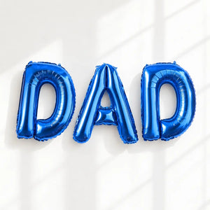 16-inch Blue DAD Father's Day Foil Balloons
