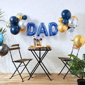 16-inch Blue DAD Father's Day Foil Balloons
