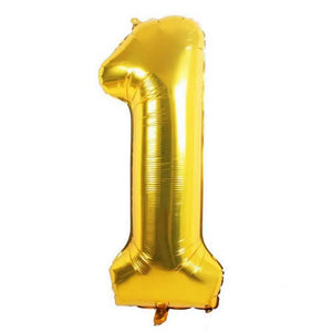 16-inch Gold Number 1 Foil Balloon