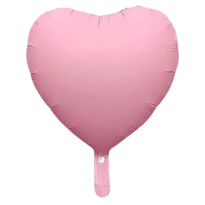 18-inch Matte pastel pink Heart Foil Balloon party decor