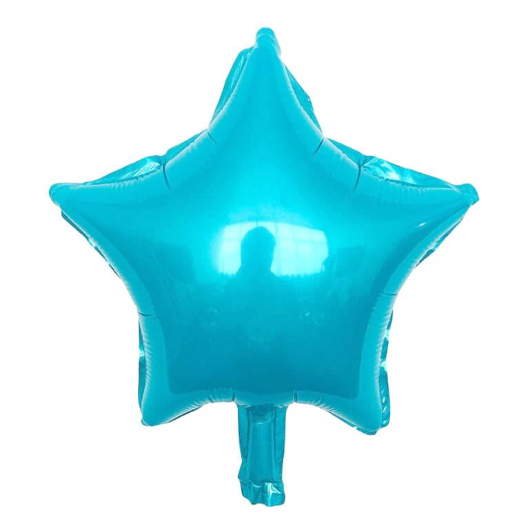 18-inch Teal blue Star Foil Balloon