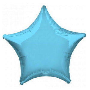 18-inch Turquoise Blue Star Foil Balloon