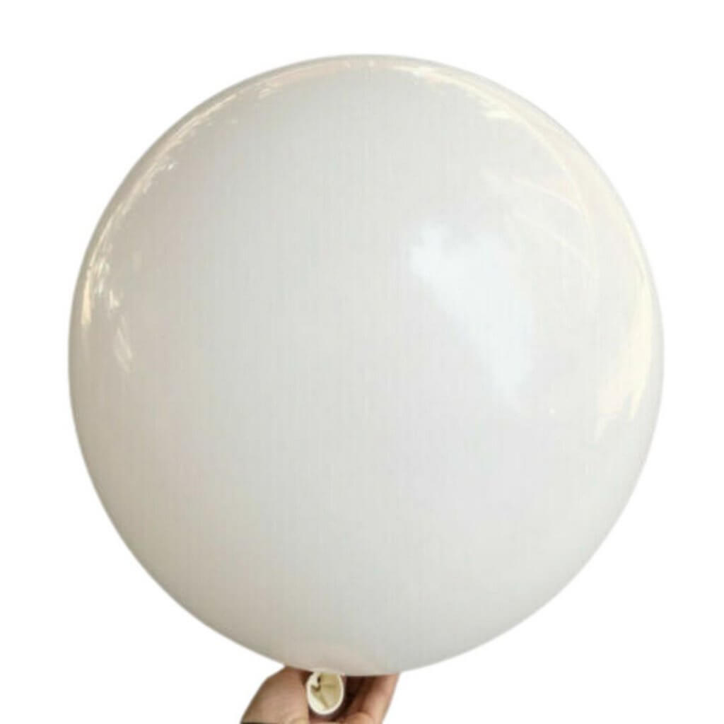 18" White Wedding Bridal Shower Latex Balloon