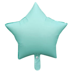 18-inch Matte Pastel green Star Foil Balloon party decoration