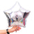 18 Inch Metallic Silver Star Foil Balloon