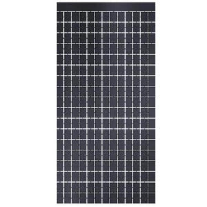 Square Tinsel Foil Fringe Curtain - Pastel Black