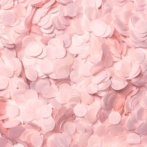Baby Pink Round Paper Confetti 20g