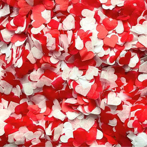 20g Red White Tissue Paper Heart wedding valentines day Confetti Table Scatters
