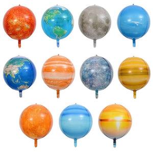 22-inch 3D Planet Solar System Orbz Foil Balloon