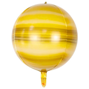 22-inch 3D Planet saturn Orbz Foil Balloon