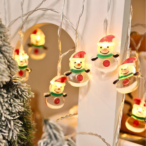 Snowman Fairy String Lights 2m christmas tree home decor