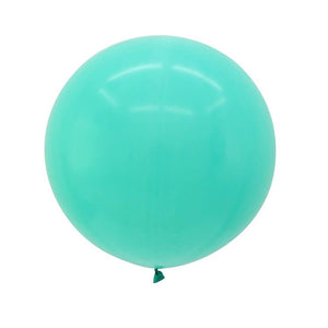 36-inch Jumbo Round Teal Latex Balloon