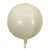 3D ORBZ Matte Cream Foil Balloon