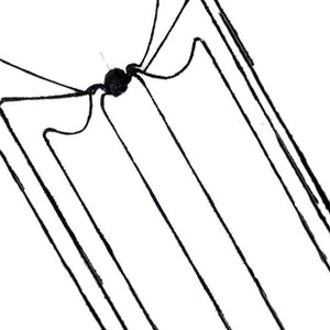 Black Soft-legged Spider 3m Halloween Decorations