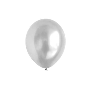 Small 5-inch Grey Balloons for Baby Shower and Engagement Party