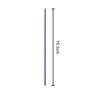 Pastel Purple Mermaid Paper Straws 8pk
