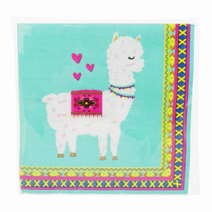 Alpaca Paper Lunch Napkins 20 Pack
