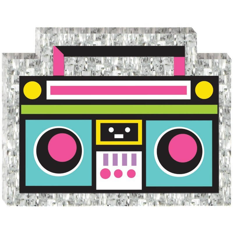 Awesome Party 80s Mini Boom Box Decorations