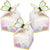 Butterfly Shimmer Foil Paper Treat Boxes 8pk