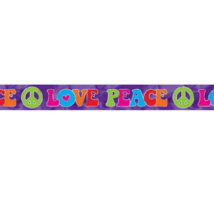 Feeling Groovy 60's Hippie Foil Banner