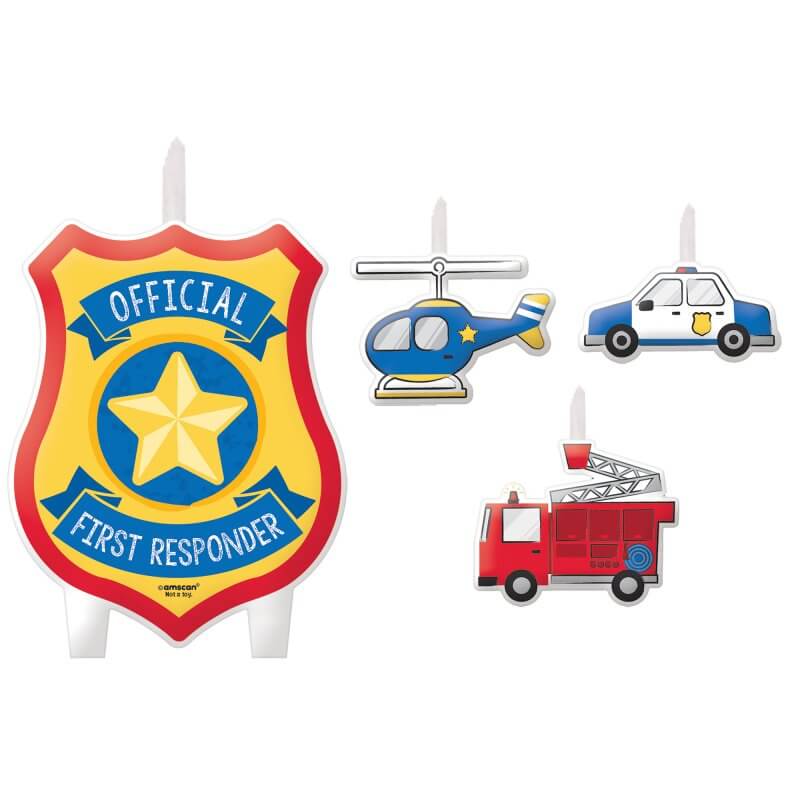 First Responders Candle Set 4 Pack