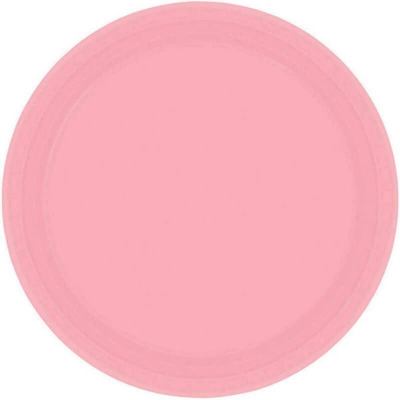 Paper Plates 23cm 8 Pack - New Pink