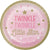 Twinkle Twinkle Little Star Pink Paper Dinner Plates
