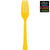 Amscan Premium Forks 20 Pack - Yellow Sunshine