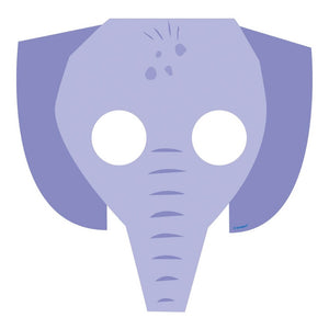 Animal Safari Paper Masks elephant kids dress up accessory party favour supplies