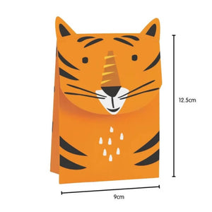 Animal Safari Paper Treat Bags 3pk children safari animal party supplies