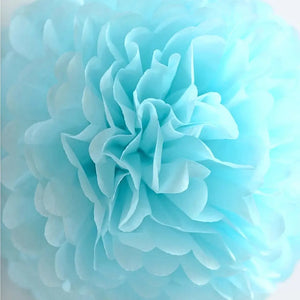 Baby Blue Tissue Paper Pom Pom