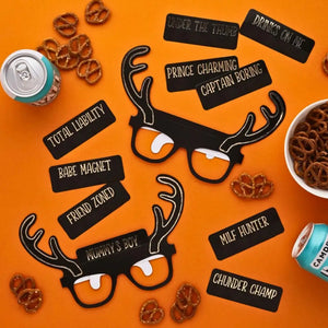 Black Stag Squad Party Glasses 10pk