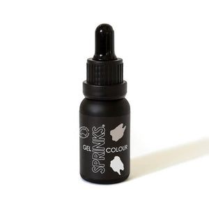Neutral greige gel food colour bottle for cake icing