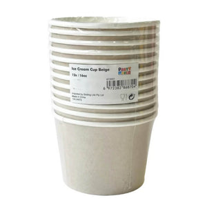 16oz kraft paper food tub beige container 473ml
