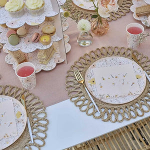 Birthday Bloom Pink Floral Paper Napkins 16pk