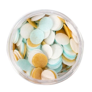 edible wafer confetti cake decoration