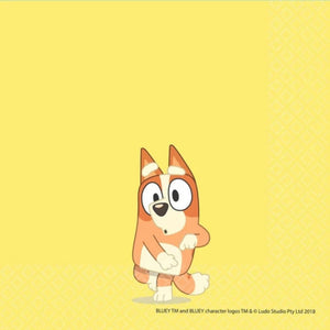bluey themed tableware napkins