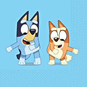 Bluey birthday party paper napkins