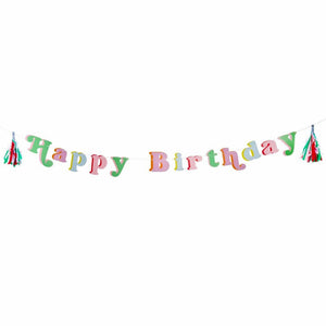 bright banquet birthday banner for kids party