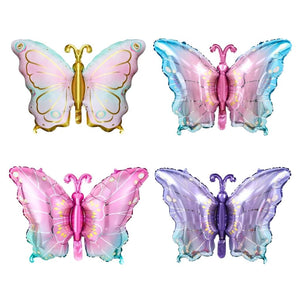 79x53cm butterfly foil balloon with gradient wings
